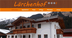 Desktop Screenshot of laerchen-hof.at